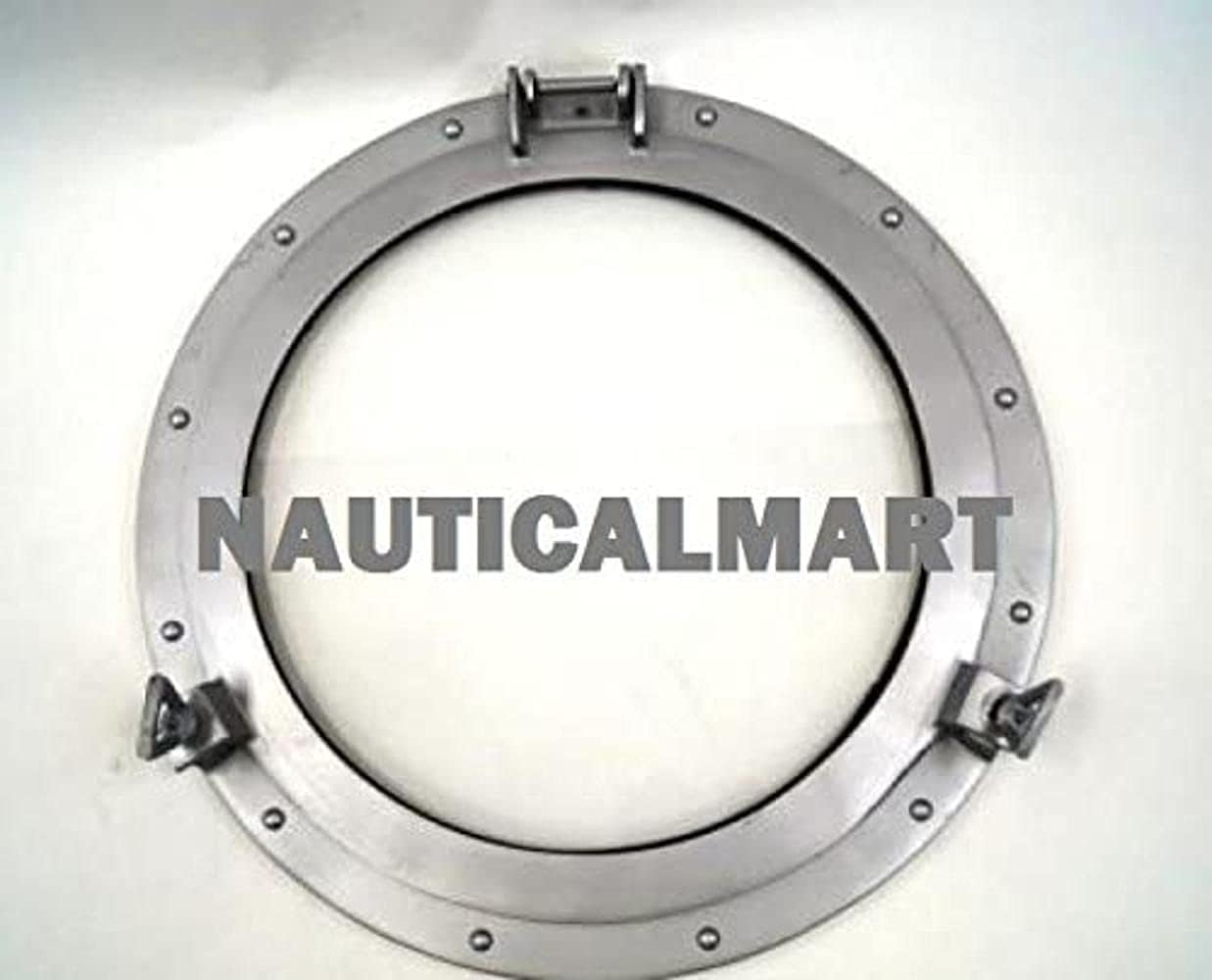 NauticalMart Porthole Glass Brush Finished 20"