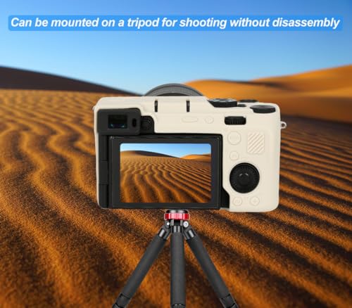 Funda Pocoukate para cámara Sony Alpha 7C II / 7CR Beige miniatura 6