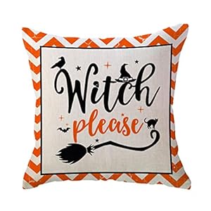 Uloveloveyourselfhappyhalloweenthrowpillowcoverwitchpleasehalloweendecorativepillowcase18x18inchblackorangefarmhouseholidaydecorationssetof2forsofacouch  Urban Country Home Decor Ulove love yourself happy halloween throw pillow cover witch please halloween decorative pillowcase 18x18 inch blackorange farmhouse holiday decorations set of 2 for sofacouch  urban country home decor