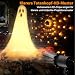 Halloween Deko Outdoor Innen,3D Dynamische Halloween Projektor, Wasserdicht LED Projektionslampe mit Geister für Wand Friedhof Fenster Garten Hof Party Deko Projector Light Outdoor