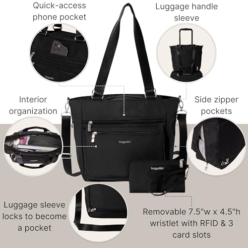 Baggallini Modern Everyday Shopper Tote-15.3" x11.6” Tote Women-Lightweight Work Travel Carry on Bag2