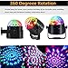 AOMEES Disco Ball Party Lights Strobe Light 3W Sound Activated DJ Lights...