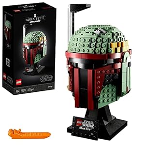 LEGO 75277 Star Wars Boba Fett Helm Displaymodel, Collectors Item Cadeau, Geavanceerde Bouwset voor Volwassenen