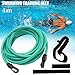 Frusde Cintura Resistenza per Nuoto, Regolabile Allenamento Cintura da Elastico Nuoto Piscina, Nuoto Corda Allenamento Elastica con Fitness, Allenamento, Sport per Adulti e Bambini
