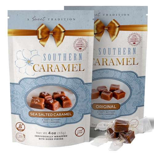 Southern Caramel Gourmet Caramel Bundle, Handcrafted, 4 oz (Pack of 2)