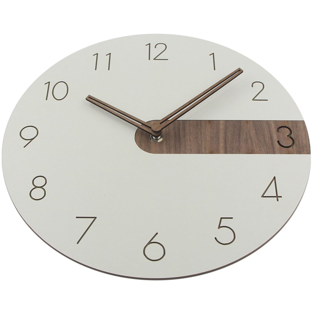 Horloge murale pour salon SOLUSTRE decorer votre sejour avec un cadran blanc