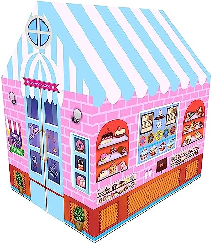 Shiv Enterprise Extremely Light Weight, Water Proof Kids Play Tent House for 10 Year Old Girls and Boys, Multicolor (Candy House)