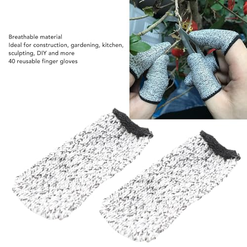 Protector de dedos de costura flexible guantes cómodos anticorte para costureras 8