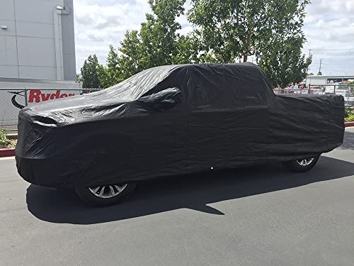 Image of CarsCover Custom Fits for 1998-2018 Dodge Ram 1500 Crew Cab Quad Cab 5.7ft Bed Box Short Bed Xtrashield Black Truck Car Cover