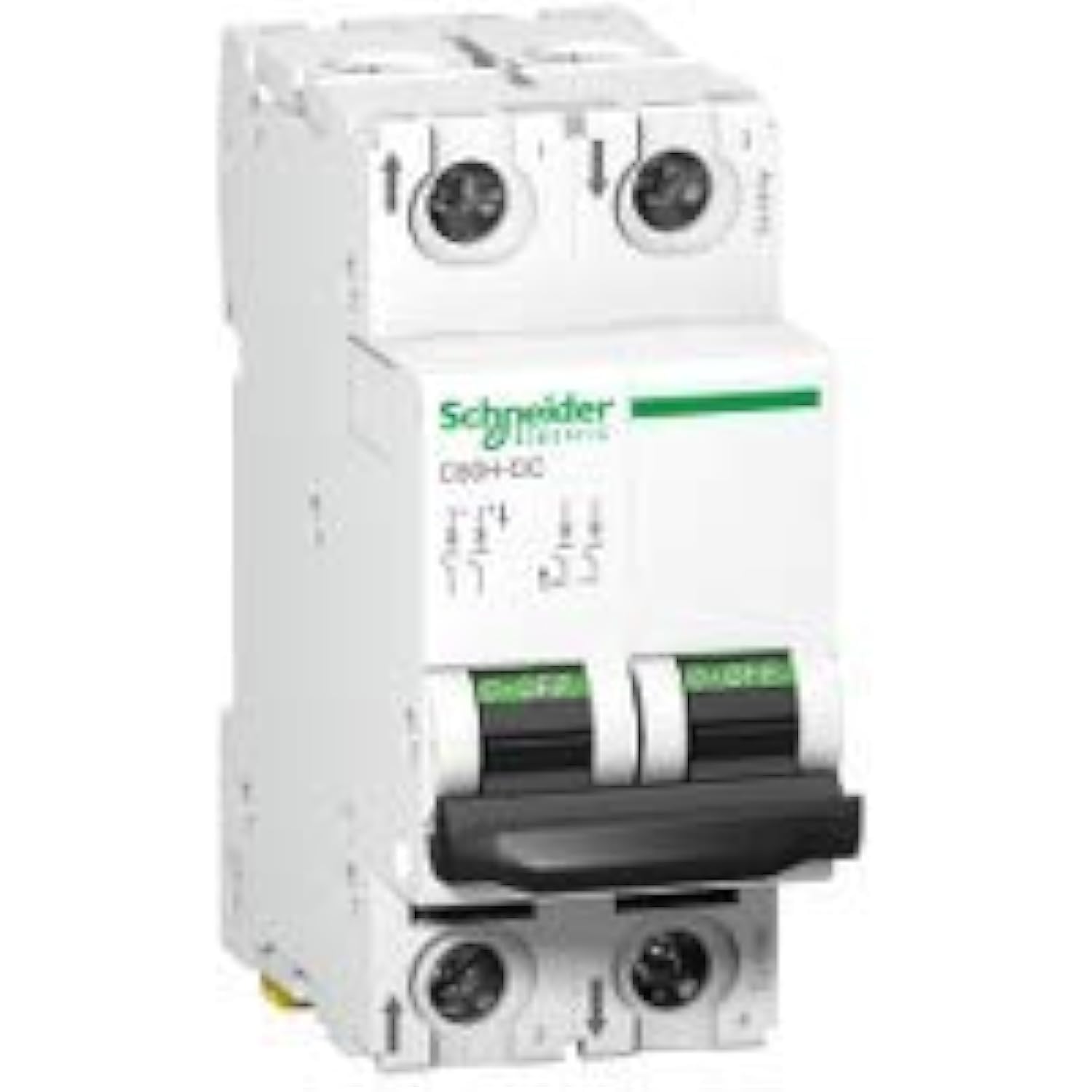Schneider Electric A9N61535 Interruptor Automático Especial de CC, C60H, 500 V, 2P, 32 A, curva C