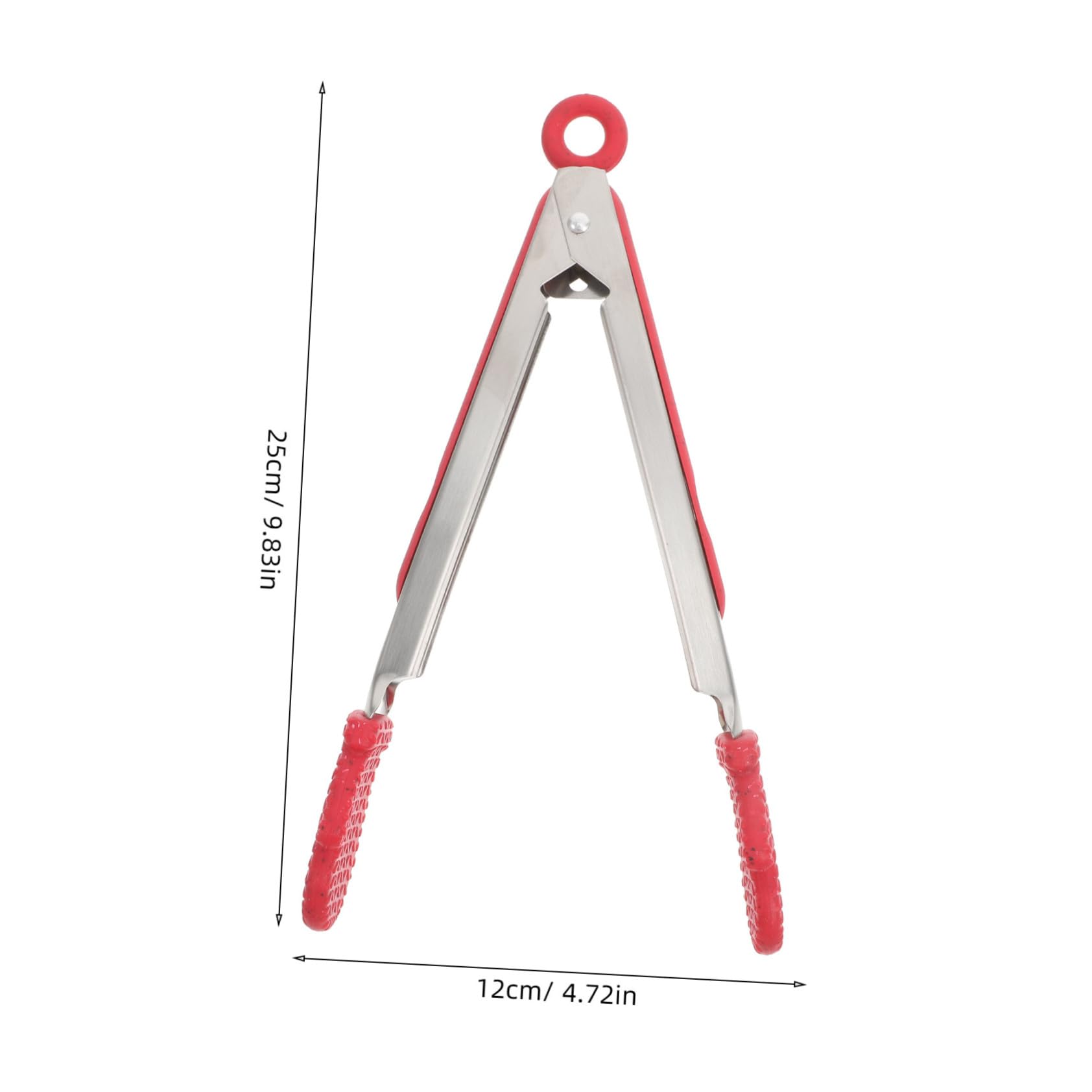 Pinza in Acciaio Forma Guanto Natalizio Clip Alimenti Versatile per Carne Pane e Barbecue lungo Scottatura Resistente e Leggera
