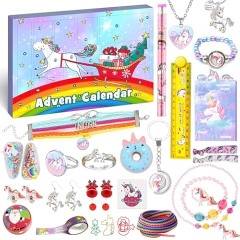 iZoeL Unicorn Advent Calendar for Girls 2024 Cover