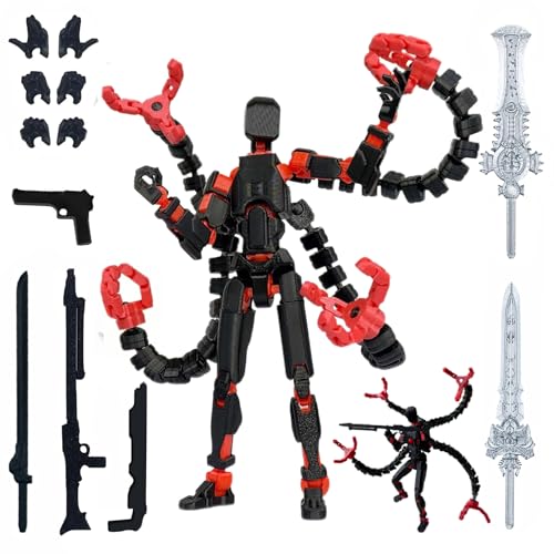 (Assembly Completed) Titan13 Action Figure Set, 7.2 Inch Dummy 13 3d Printed ActionFigure Toy Gifts for Kids, Robot 13 Action Figure Full Body...