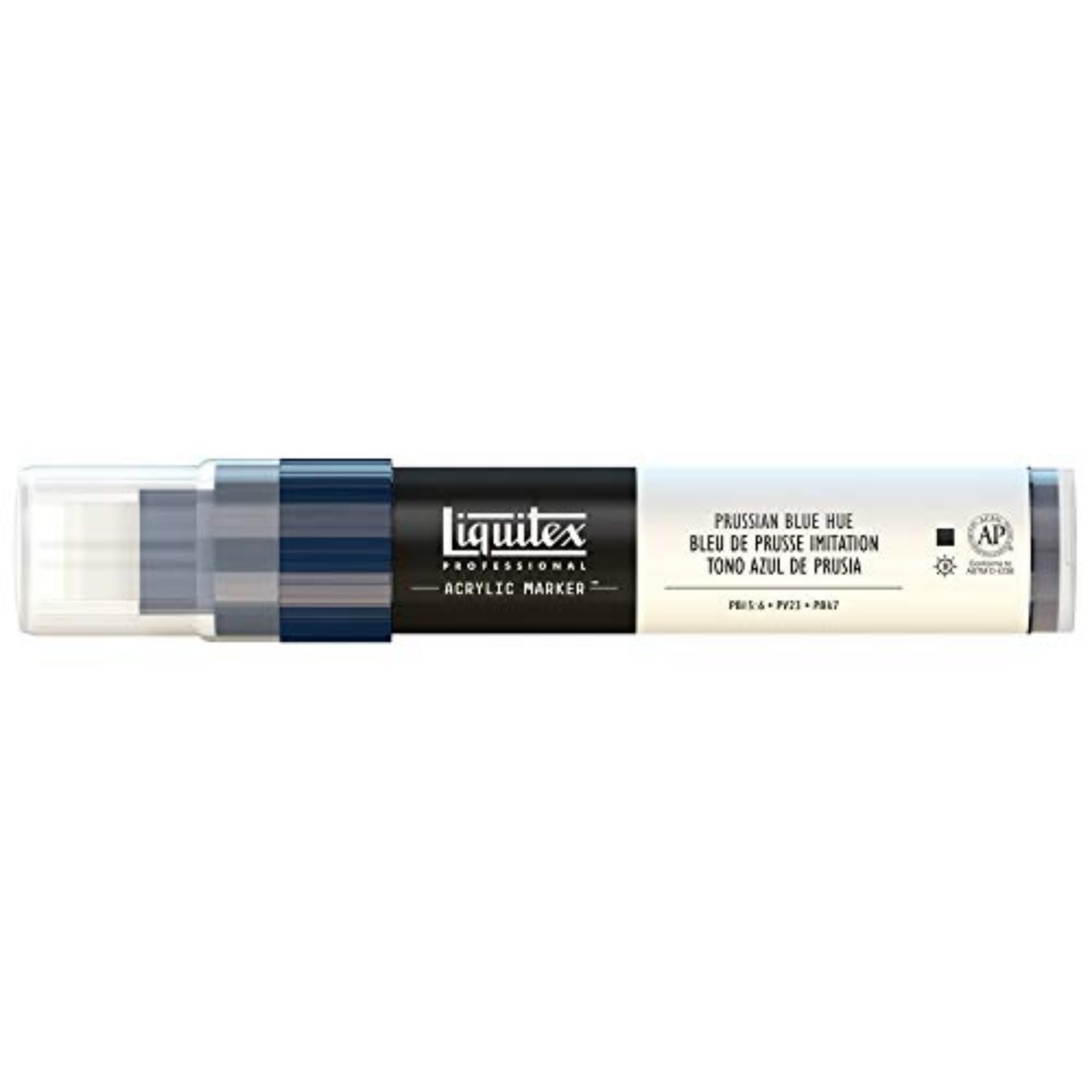 Liquitex Professional Paint Marker with 8-15 mm Wide Nib - Prussian Blue Hue