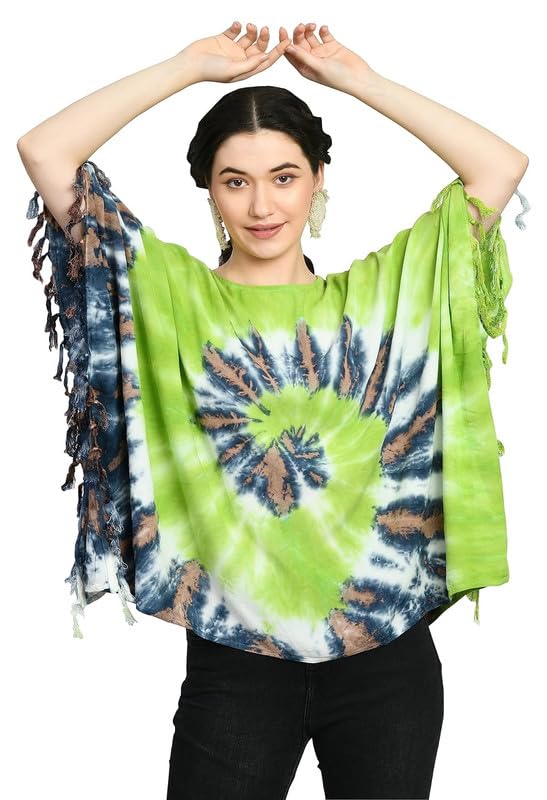 cigain Women's Short Dashiki Print Kaftan Dress Beach Wear Kimono Nighty-picture-45