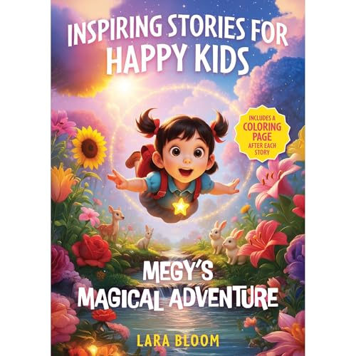 Inspiring Stories for Happy Kids: Megy’s Magical Adventures Audiolibro Por Lara Bloom arte de portada