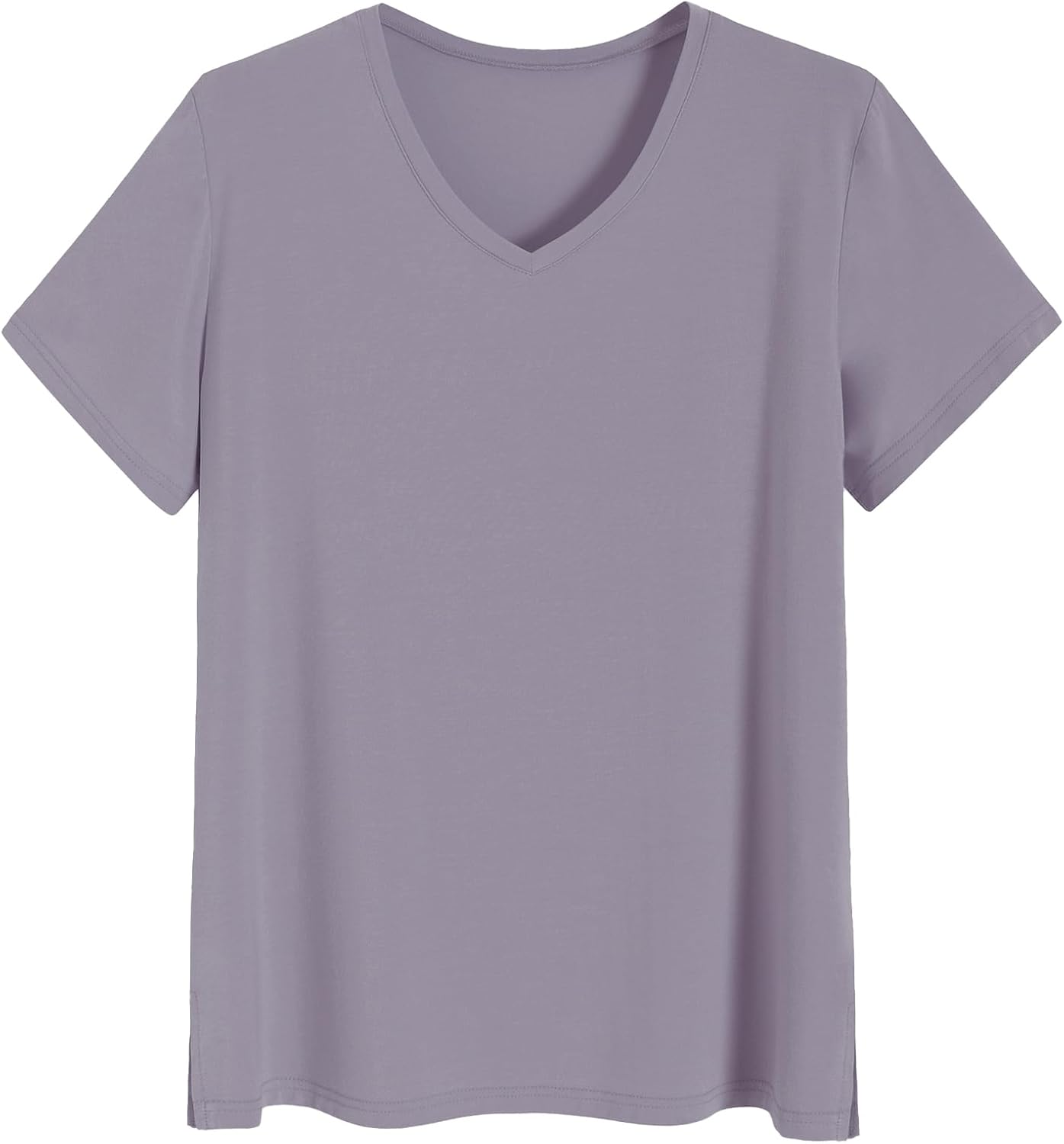 Latuza Women's Viscose Sleep T-Shirt V-Neck Pajamas Top