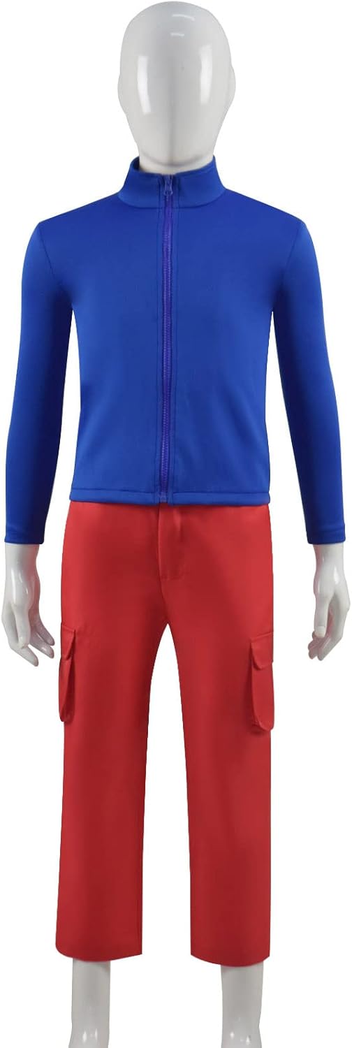 Boys Superhero Danger Costume Henry Cosplay Jacket Vest Pants Battle Suits with Mask Accessory Set - Image 4