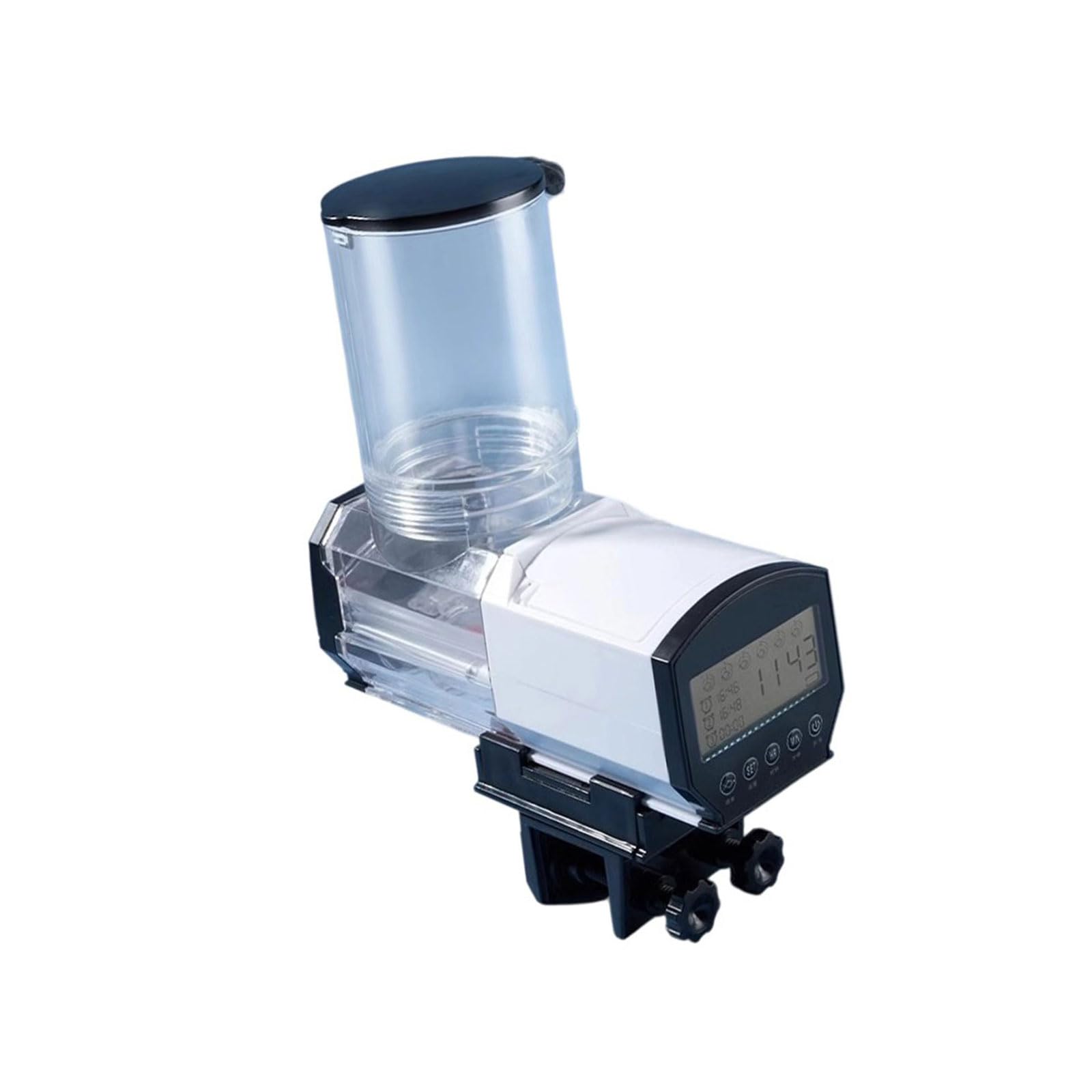 Programable acuarios alimentadores tanques dispensador 6 ajustes temporizador accionamiento batería acuarios accesorios en el interior sistema de alimentación automático