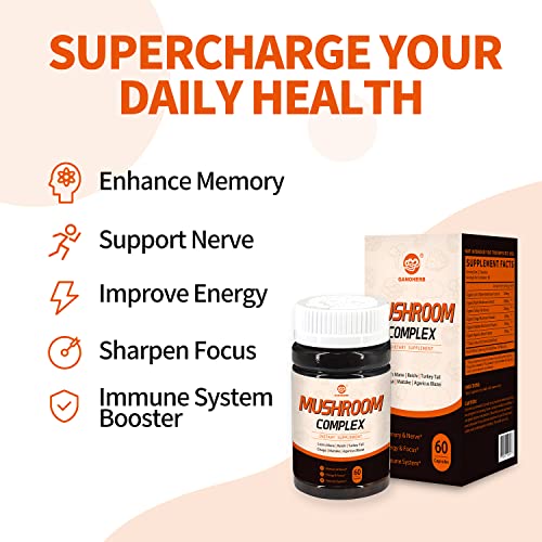 Ganoherb Maca Energy Coffee And Mushroom Complex Capsules #TOP5