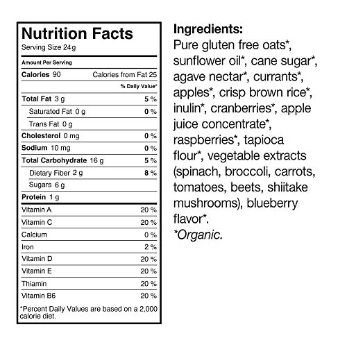 MadeGood Mixed Berry Granola Minis, USDA Certified Organic, Gluten Free & Non-GMO, 3.5 Oz (Pack of 6) - image 8