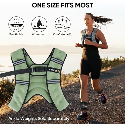 Image of APEXUP Weighted Vest Men Women, Weight Vest for Women Workout Equipment for Strength Training Running