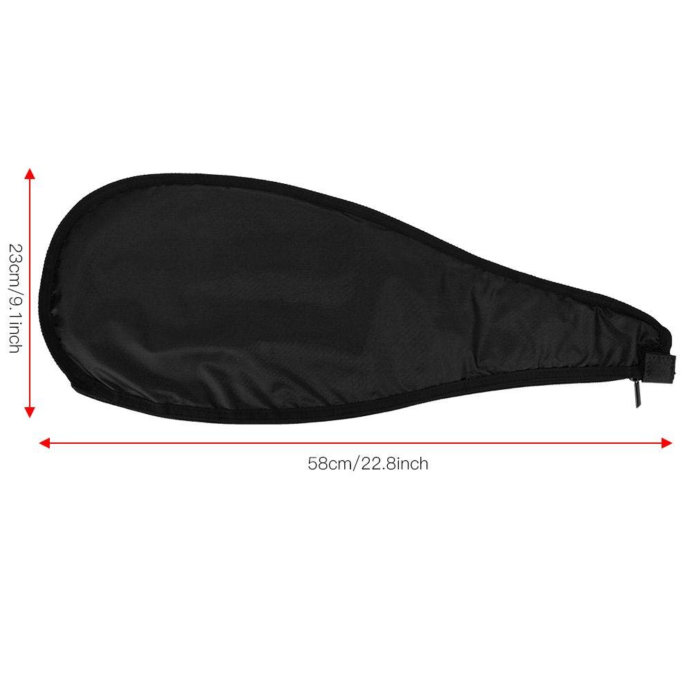 Alomejor Stand Up Paddle Bag para Kayak Paddle Blade Storage Carry Bag Canoa Canotaje Canotaje Rafting Surf （Negro/Azul）(Negro)