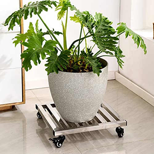Plateau mobile pot de fleur roulette 360 rotatif verrouillable - 5