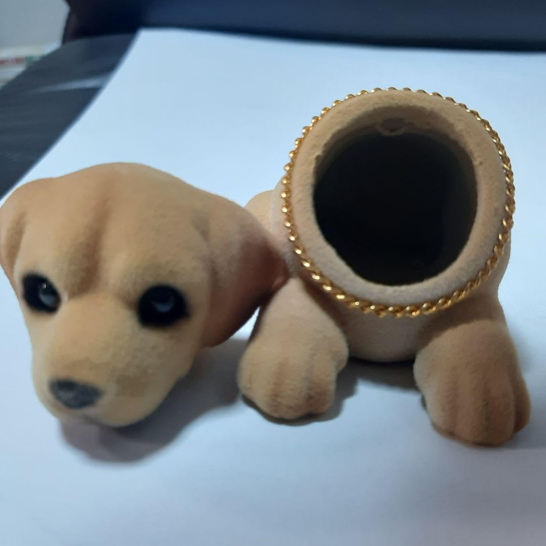 Amazon.co.jp: 昭和 レトロ 首振り 犬の置物 ラブラドールレトリバー