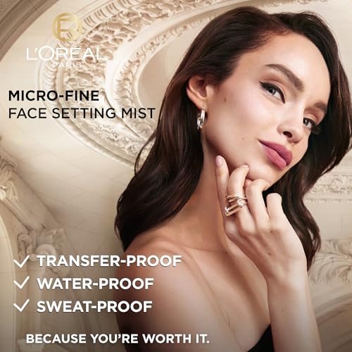 Image of L'Oreal Paris Infaillible 3-Second Setting Mist, Transfer-proof & Waterproof Setting Spray, Quick drying, 75ml (Pack of 2)