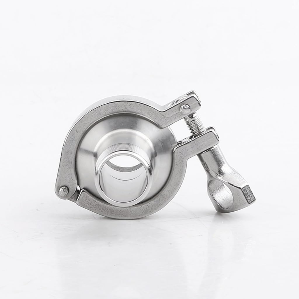 Adapter tulejkowy Tri Clamp ze stali nierdzewnej 304 z uszczelką silikonową Zestaw armatury sanitarnej, 1 zestaw(DN65xFerrule91)
