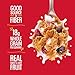 Kellogg's Raisin Bran with Cranberries Breakfast Cereal, Fiber Cereal, Family Breakfast, 13.6oz Box (1 Box)