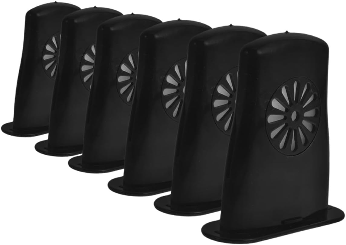 6pcs Guitar Humidifier for Acoustic Guitar Case, ABS Black