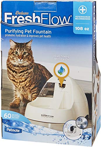 Petmate Deluxe Fresh Flow Cat, Bleached Linen, 50 Oz, 1 Count (Pack Of 1) #TOP4