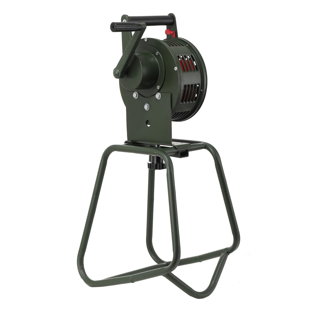 125 ± 2db Standsirene Aluminiumgehäuse Handsirene Alarmsirene Handhebelbetätigung Luftangriffssirene, Selbstschutz-Notsirene, Sirenenhorn für Industrie, Bauwesen, Fabriken mit Halterung