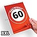Produktbild TOP-SELLER: 60. Geburtstag | Karte XXL | Herzlichen Glückwunsch | Hochwertiger Qualitätsdruck | Geschenkkarte | Format 20 x 15 cm