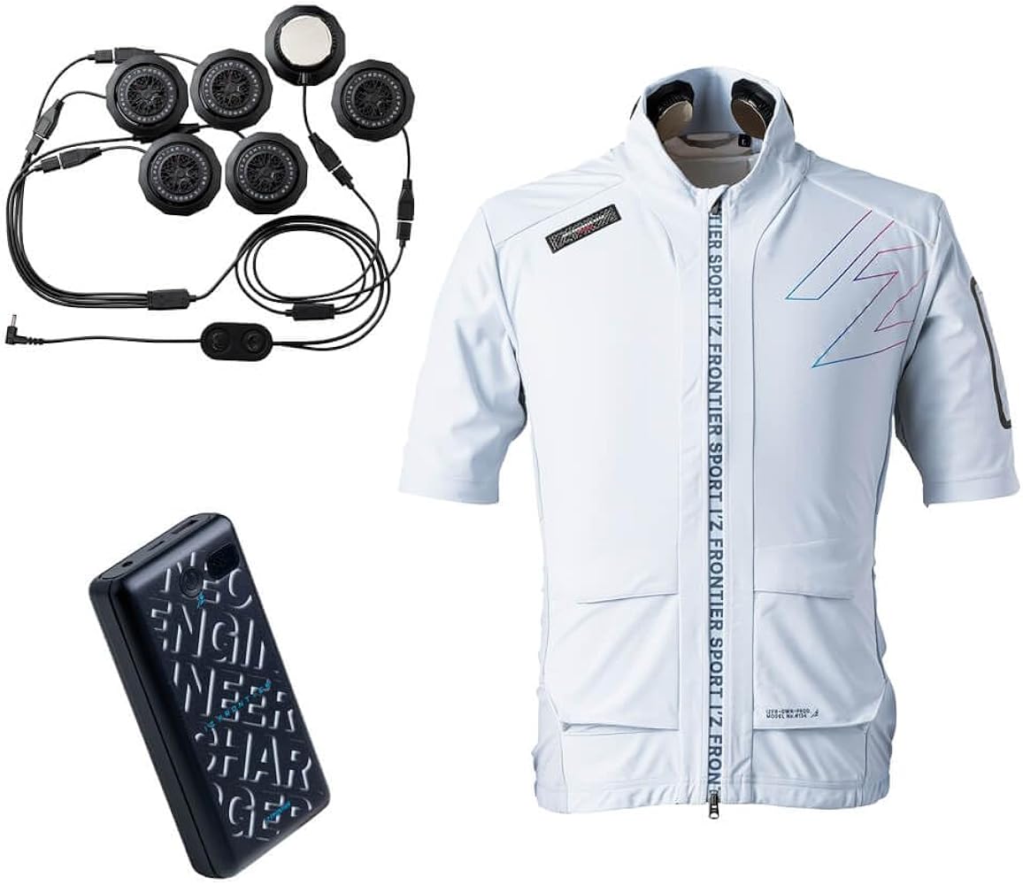 アイズフロンティア ペルチェ6個タイプ半袖デバイスバッテリーフルセット　Mサイズ Amazon.co.jp: [アイズフロンティア] ペルチェ 6個 タイプ 半袖