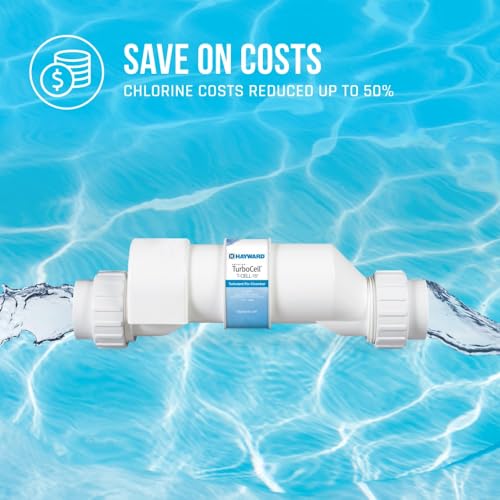Image of Hayward TurboCell Salt Cell for Pool Chlorination T-CELL-15 40,000 Gallons | W3T-CELL-15 Salt Chlorine Generator for In-Ground Pools T-15 Turbo Cell
