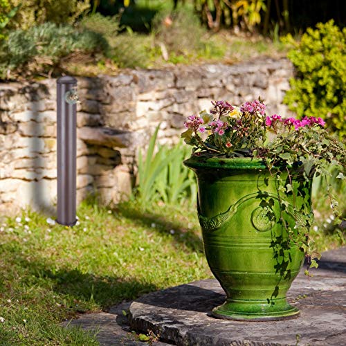 Grifo de jardín de pie Relaxdays con toma de 3/4 columna marrón 4