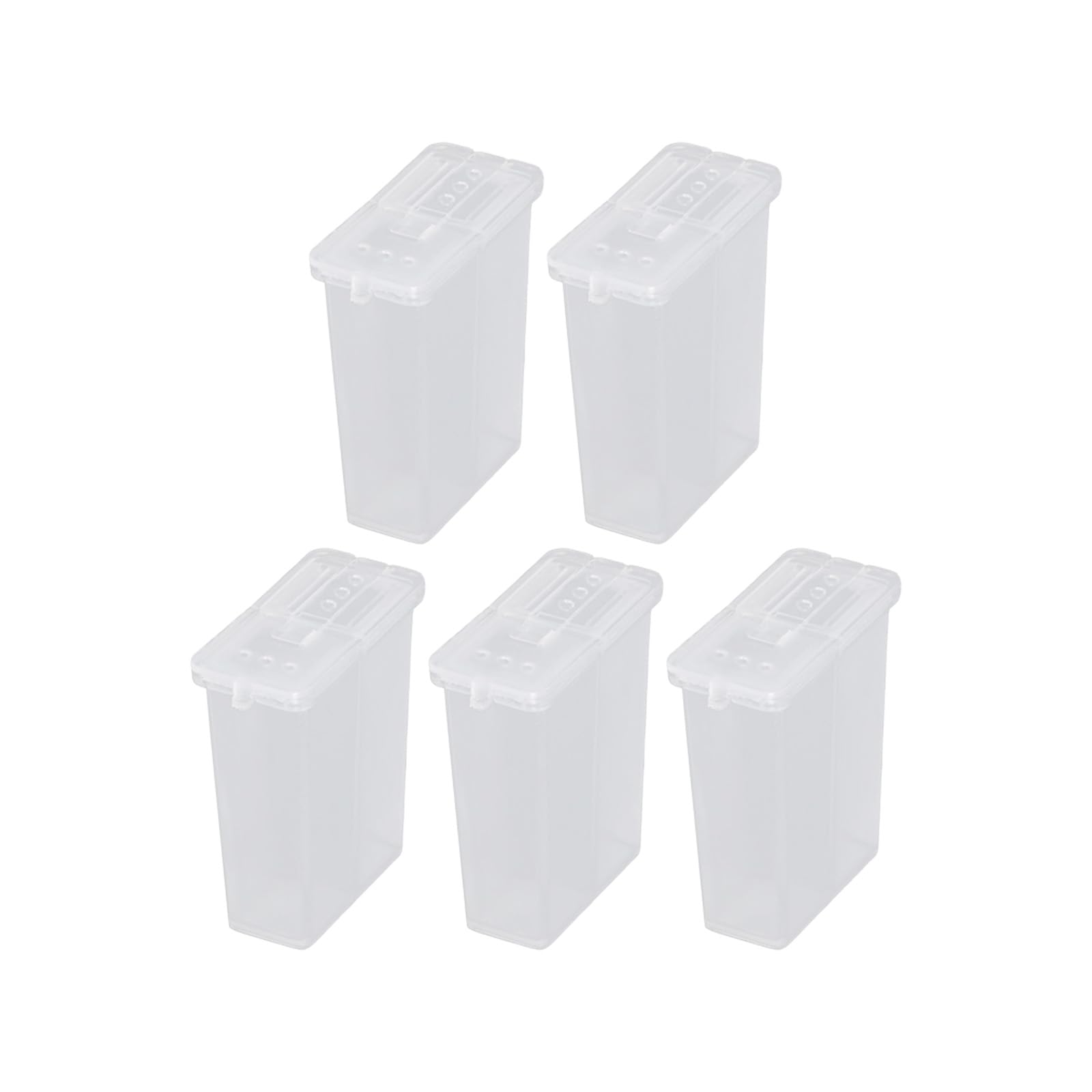 Maxtonser 2 Compartment Condiment Container For Kitchen Camping Travel Portable Miniature Storage Box Seasoning Dispenser