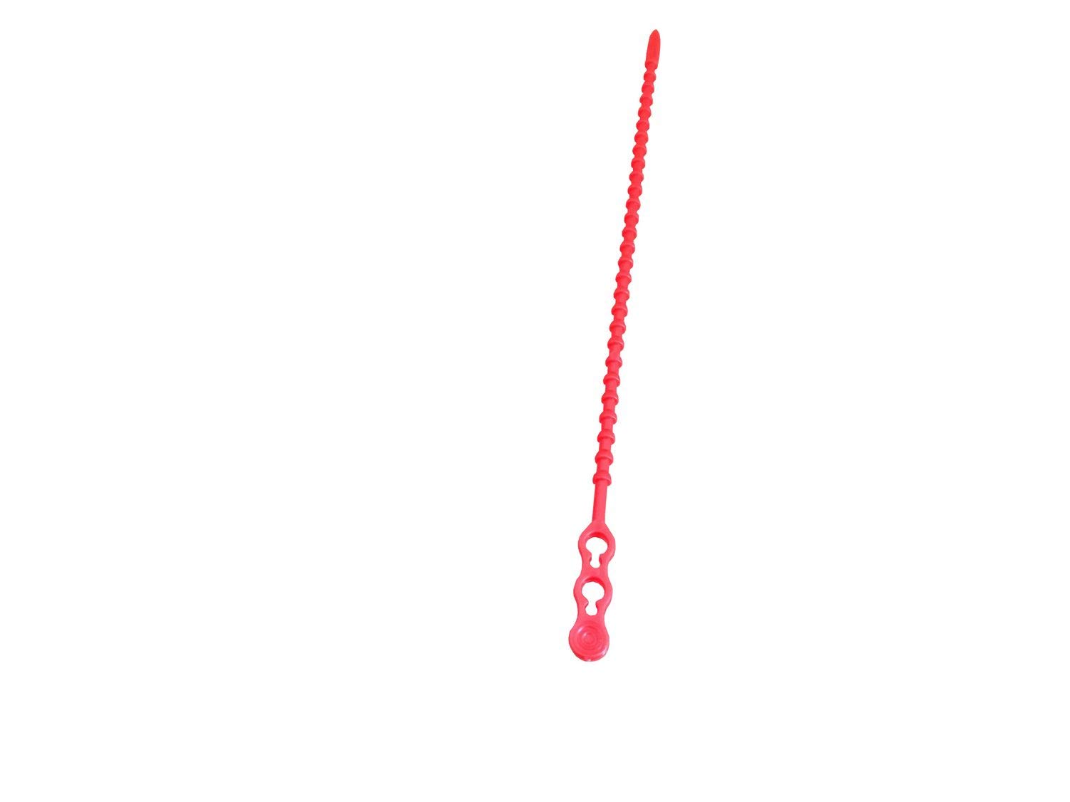 netproshop Kabelbinder Kugelbinder Blitzbinder rot mit Doppelkopf Auswahl Größe und Menge, Menge:100 Stueck, Größe1:500 mm