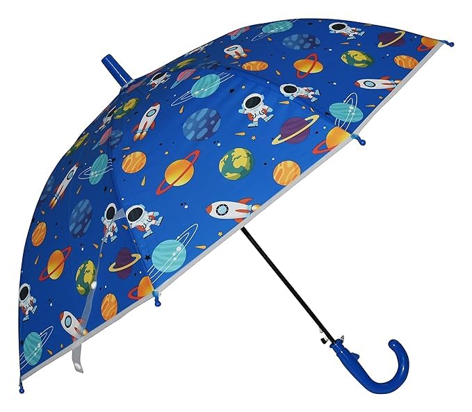 Image of Rainbow Smiling Sun Umbrellas Children Magic Cloud Transparent, See through Dome Umbrella for Children, Umbrella for Girls and Boys, Umbrella for Kids
