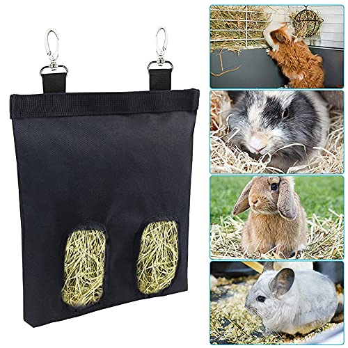 LAVECAR Konijn Hooivoerder, Cavia Hay Bag Kleine Huisdieren Voedsel Tas Opknoping Voedsel Tas voor Kleine Huisdieren Hay… - Afbeelding 8