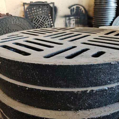 Rejilla de alcantarillado de hierro fundido para tuberías exteriores y evitar obstrucción 7
