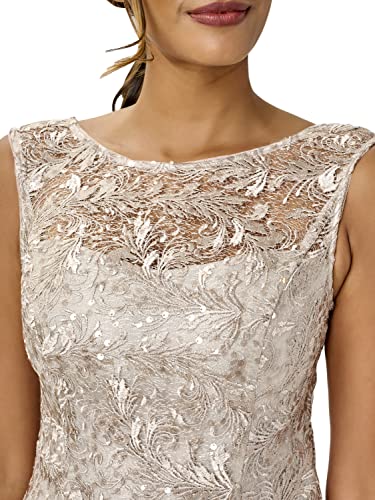 Image of Adrianna Papell Women's Sequin Lace Gown