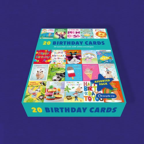 Confezione multipla di biglietti di compleanno