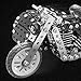 Hanll SW-066 Side Three-Wheel Motorcycle 377PCS – DIY Vintage 3D Metal Motorcycle Model Kit, Mechanical Screw Puzzle for Adults, Collectible Assembly Toy