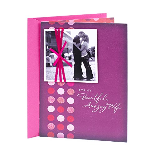Hallmark Birthday Card for Wife (Kissing Couple) (0549RZB1214)