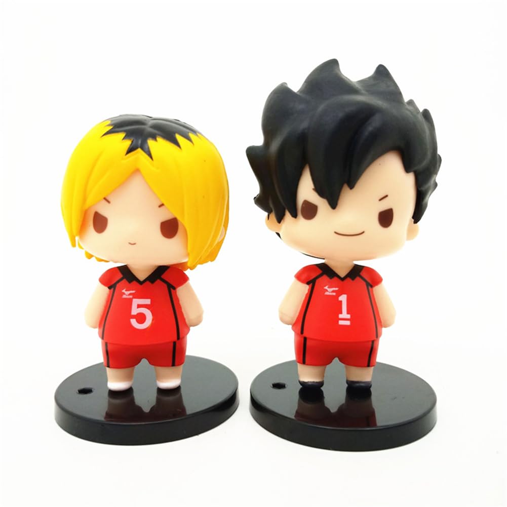 Haikyuu!! Anime Figuren Set 8 Stück – 7,5 Cm Hoch, PVC, Charaktere Wie Hinata Shoyo & Kageyama