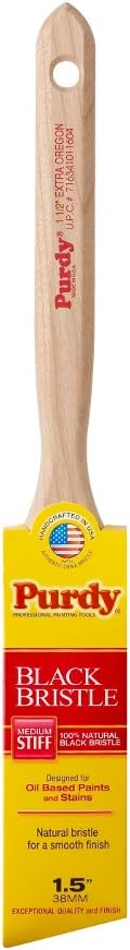 Purdy 144116030 Black Bristle Extra Oregon Paint Brush, 3 in.